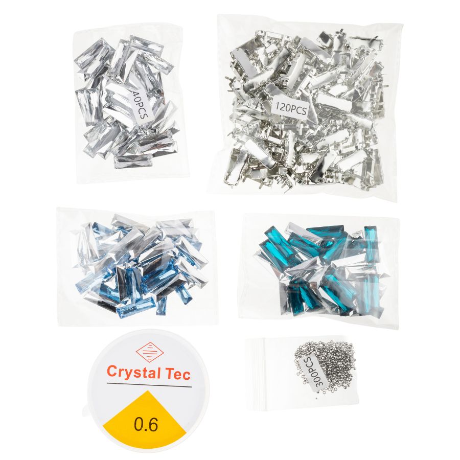 Stretch Elastic Bracelet Jewellery Kit Craft Buddy - Teal