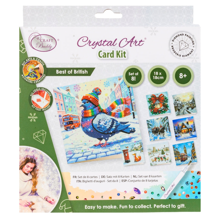 2026 Best of British Crystal Art Card Box Set of 8