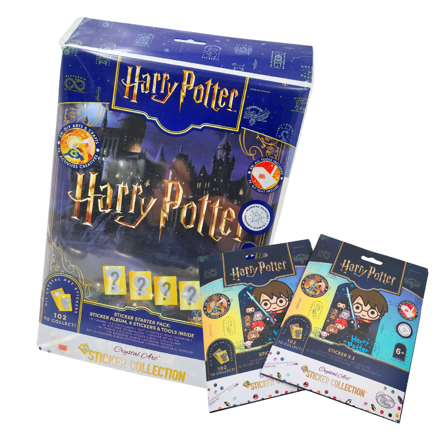 Harry Potter Crystal Art Sticker Album Starter Pack 
