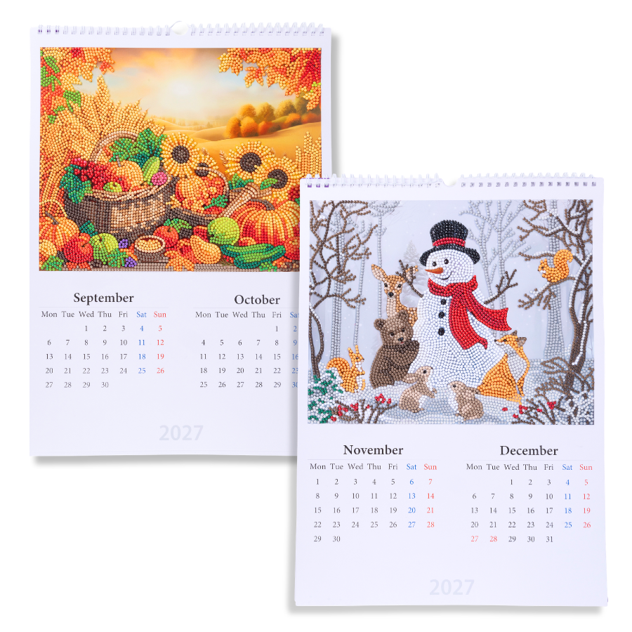 Crystal Art Calendar Kit 2027