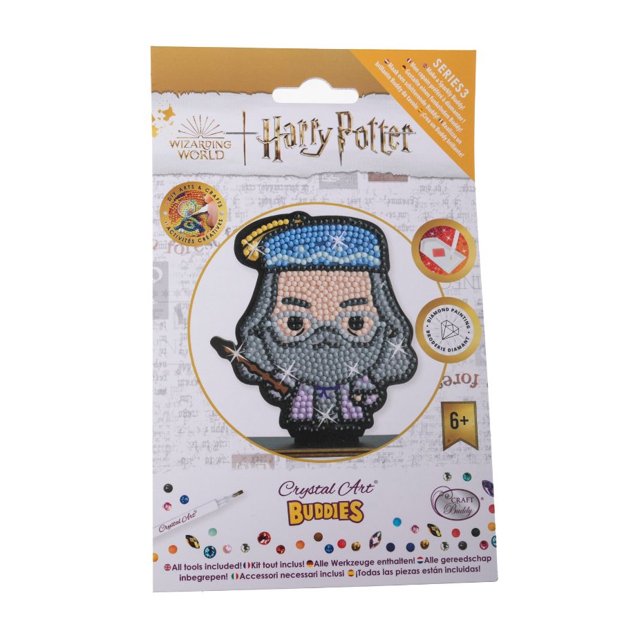 "Albus Dumbledore" Crystal Art Buddies Harry Potter Series 3 Front Packaging