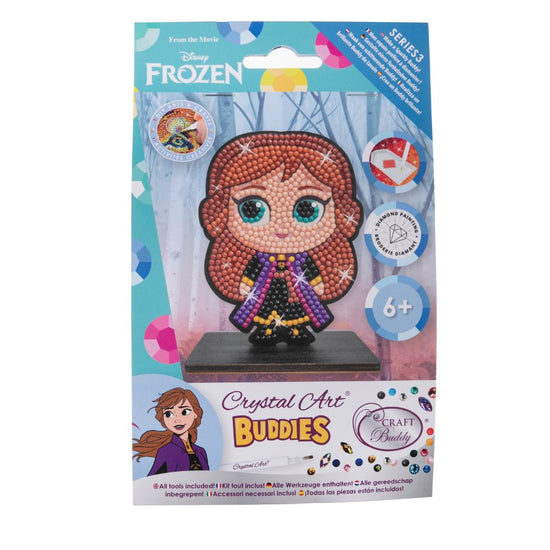 "Anna" Crystal Art Buddies Disney Series 3 Front Packaging