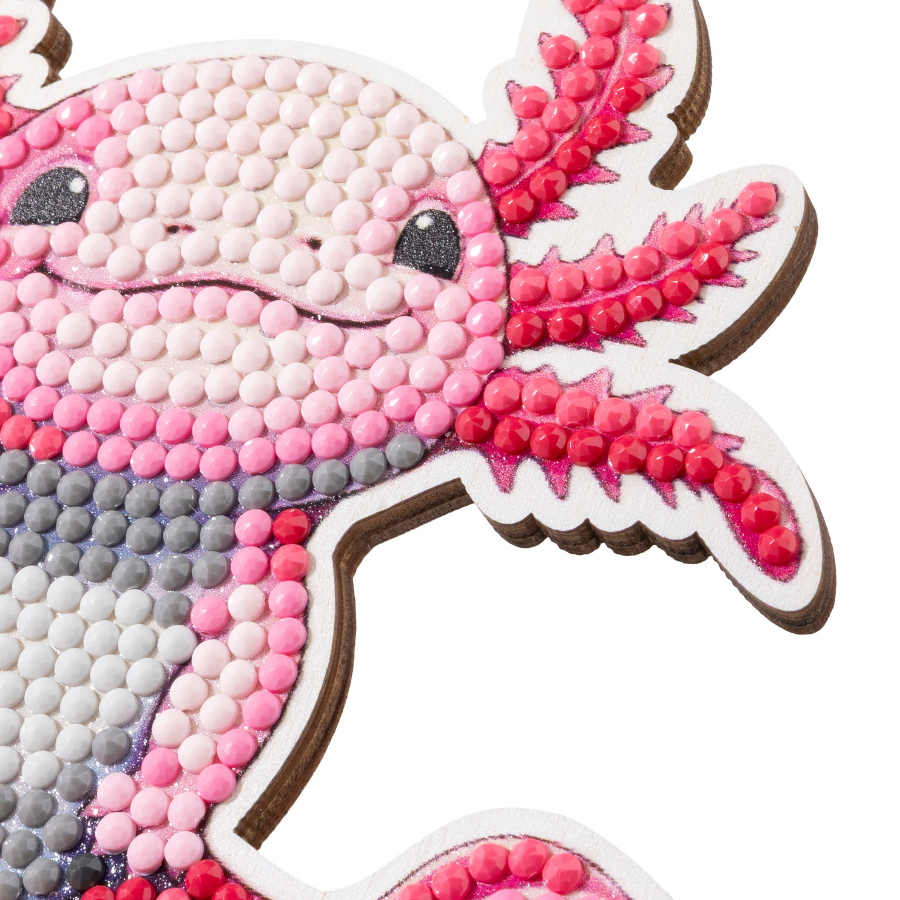 Axolotl Crystal Art Wildlife Buddies