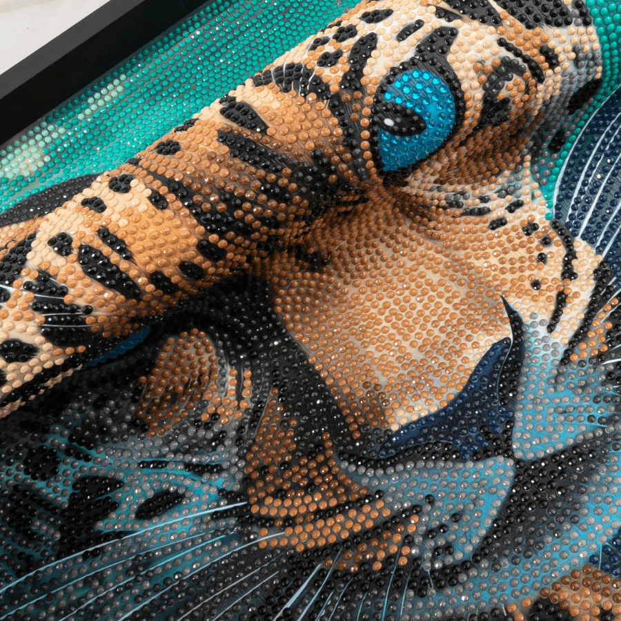 Azure Gaze Crystal Art Scroll Kit 40x50cm