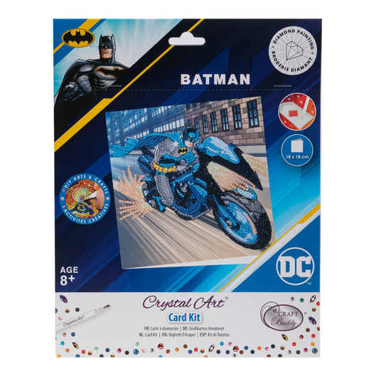 "Batman" DC Comics Crystal Art Card Front Packaging