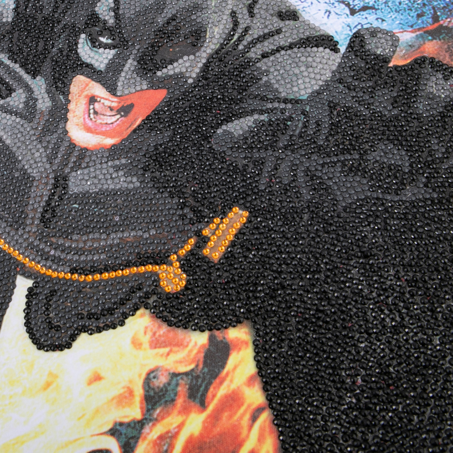 "Batman" DC Comics Crystal Art Scroll Close Up