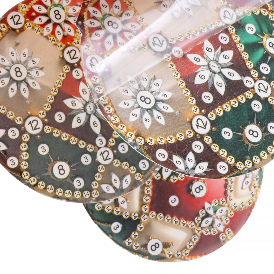 Baubles Crystal Art Hanging Decoration Kit x 10