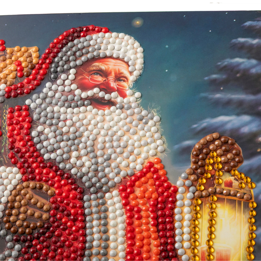 Bringing Joy Crystal Art Card 18x18 finished