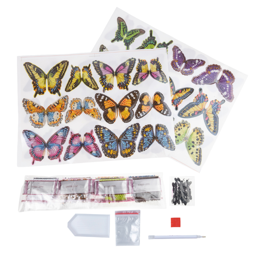 Butterfly Harmony Crystal Art 3D Decoration Kit