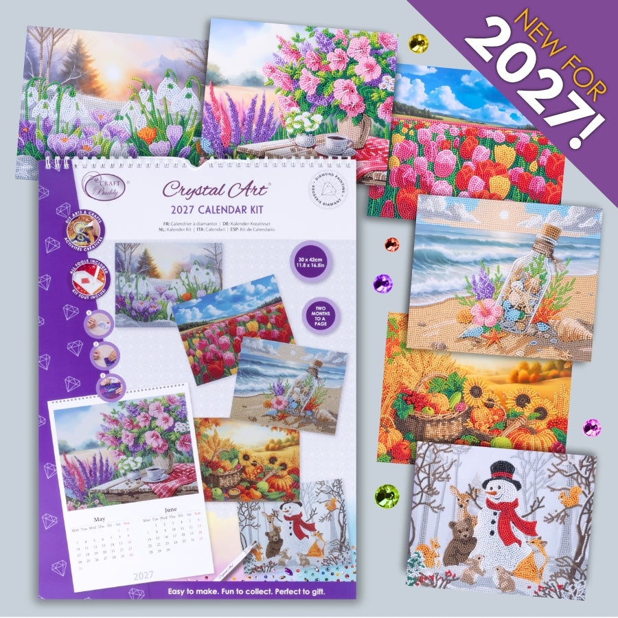 Crystal Art Calendar Kit 2027