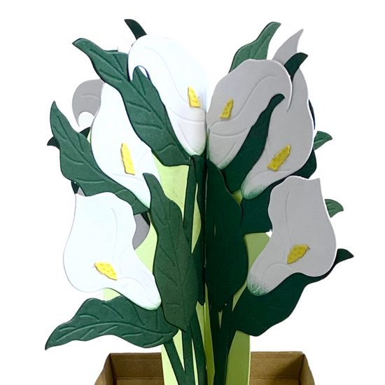 Craft Buddy “Cala Lilies” Beautiful Bouquet 3D Gift Card Die Set