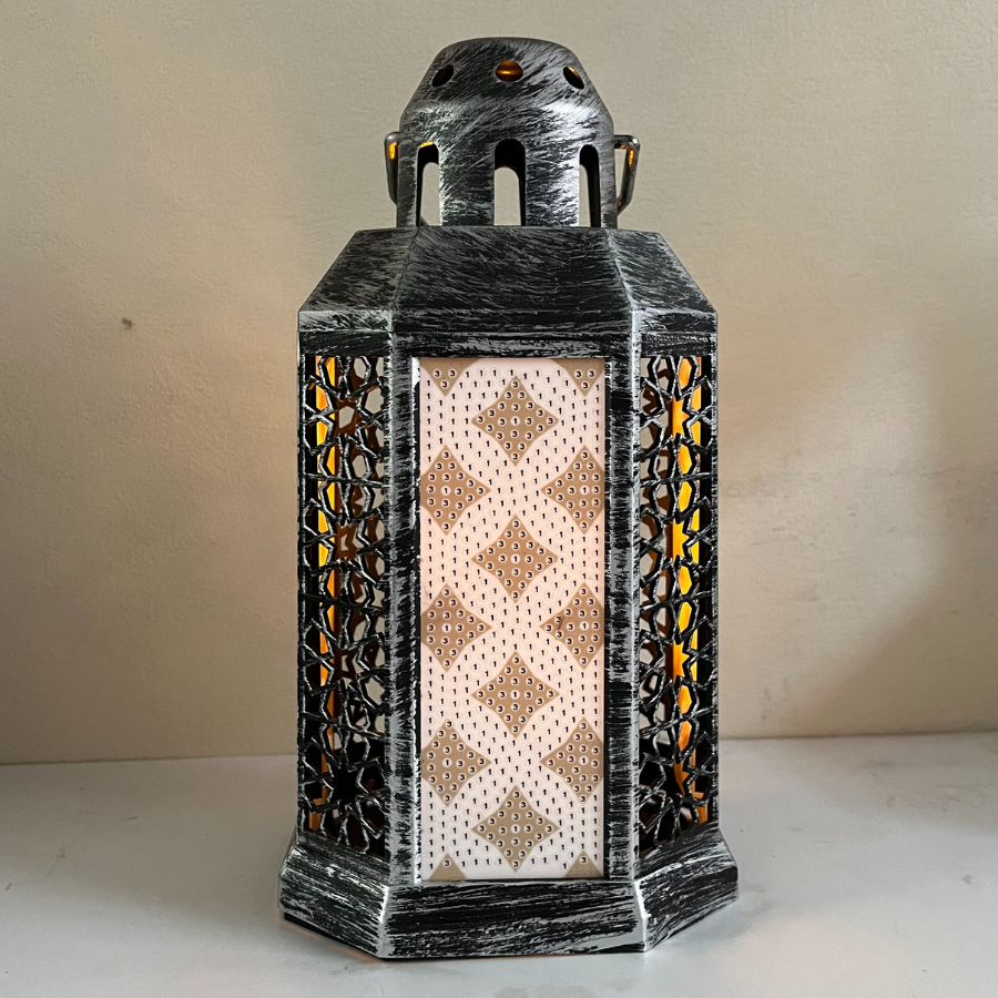 Candle Lantern LED Crystal Art Decoration Kit Set 8