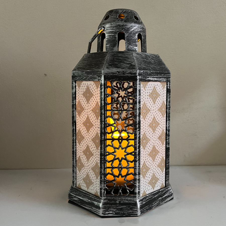 Candle Lantern LED Crystal Art Decoration Kit Set 9