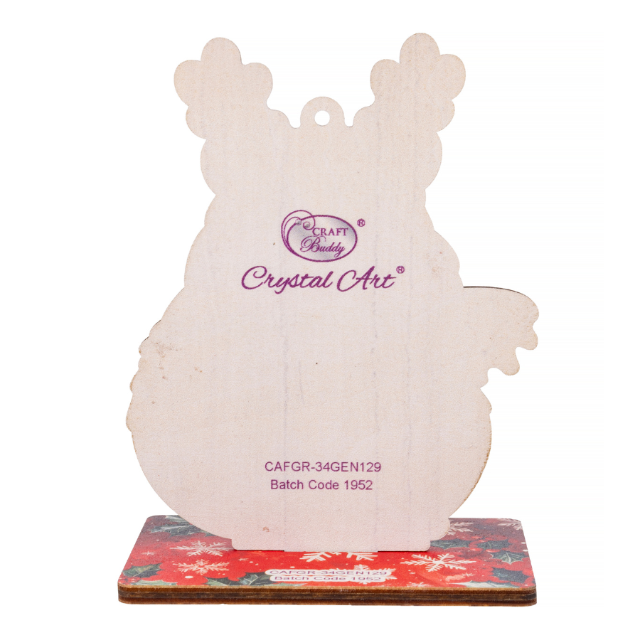 Capybara Crystal Art Festive Wildlife Buddies Kit Series 7