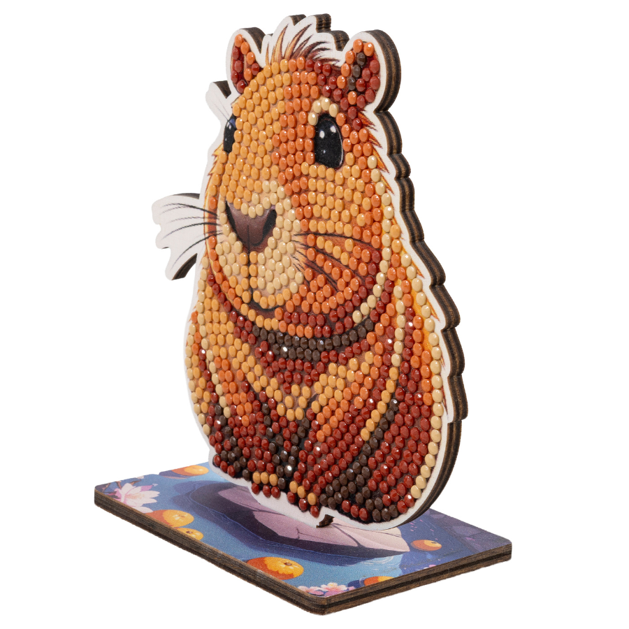 Capybara Crystal Art Wildlife Buddies