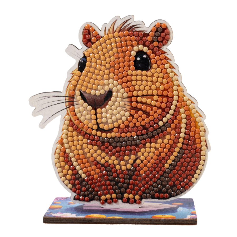 Capybara Crystal Art Wildlife Buddies