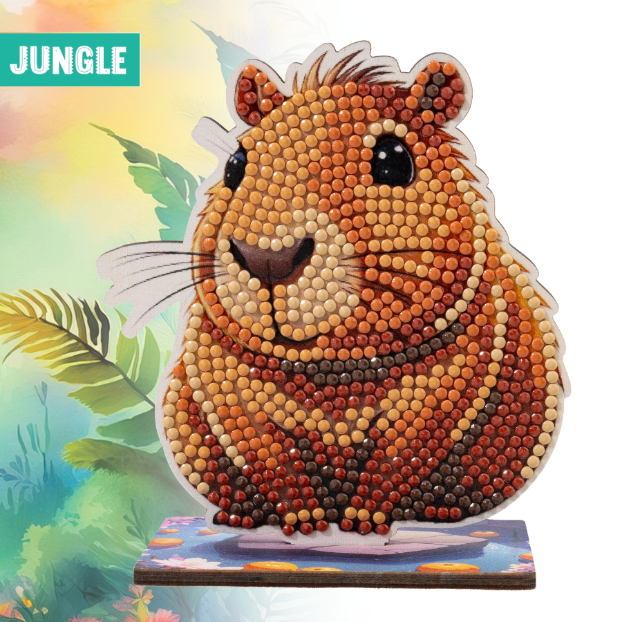 Capybara Crystal Art Wildlife Buddies