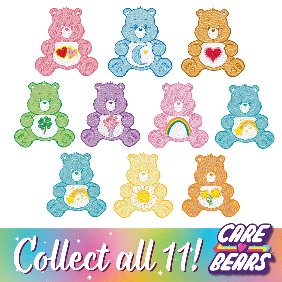 Care Bears Crystal Art Keyring - Blind Bag