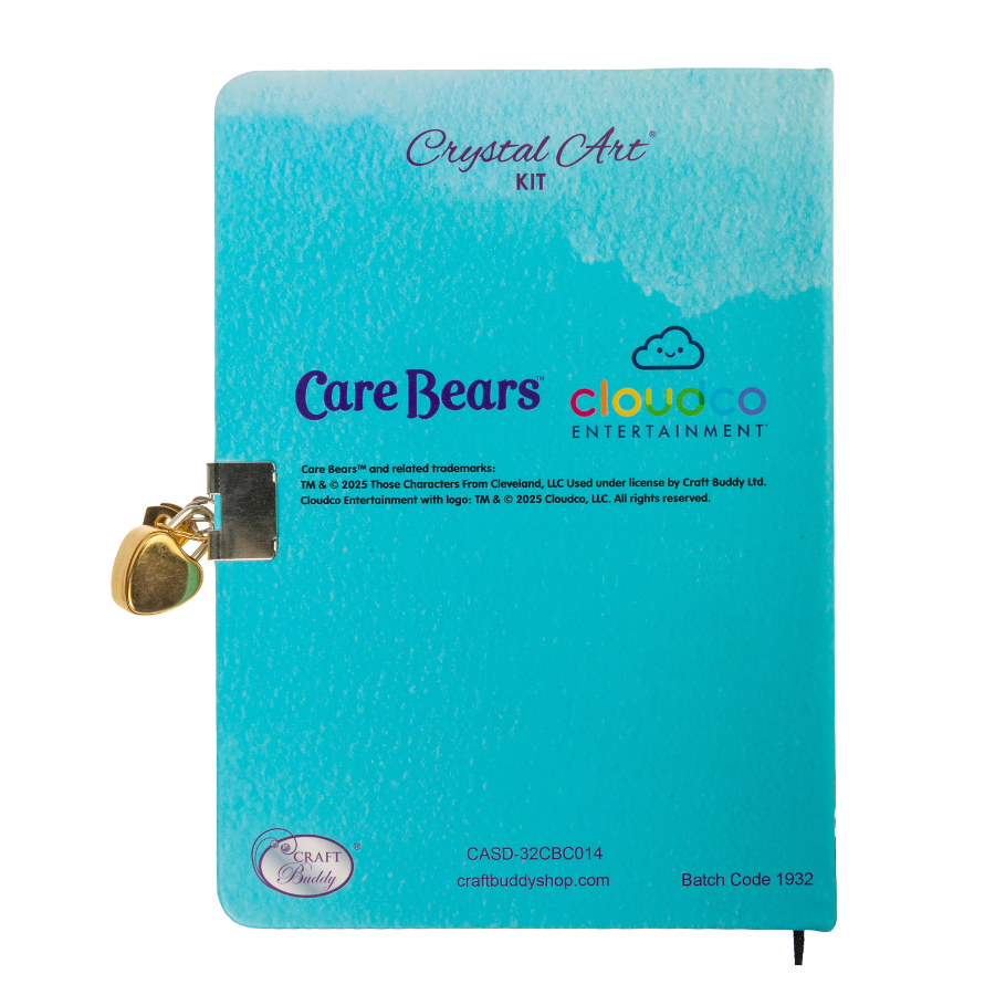 Cheer Bear Crystal Art Secret Diary Care Bears backbook