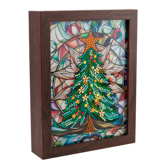 Christmas Crystal Art Small LED Frame Set 7