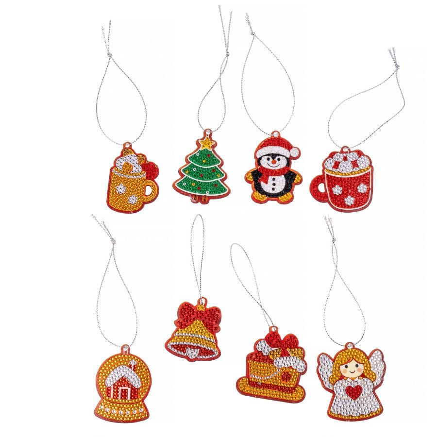 Christmas Friends Crystal Art Advent Calendar 24 Decorations