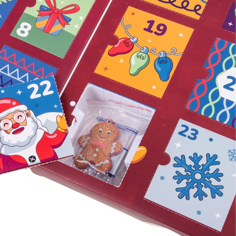 Christmas Friends Crystal Art Advent Calendar 24 Decorations