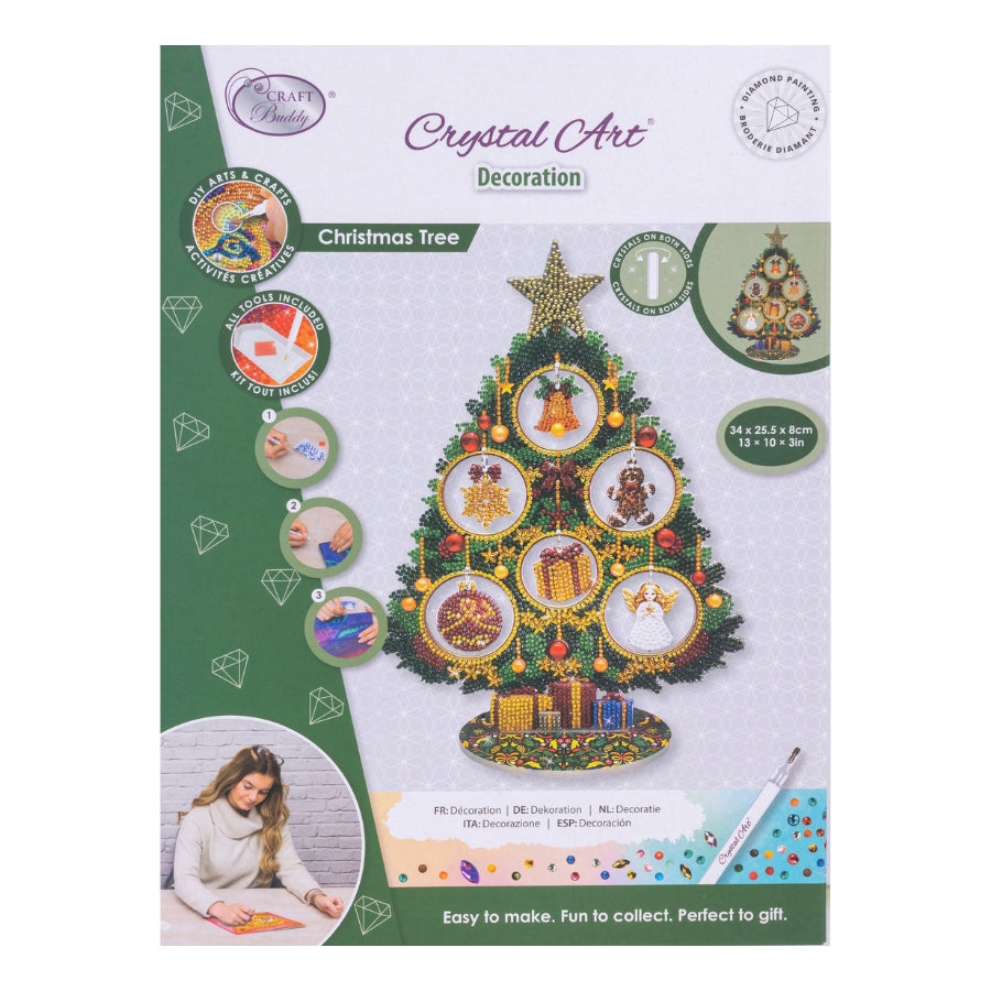Christmas Tree Crystal Art Decoration Kit