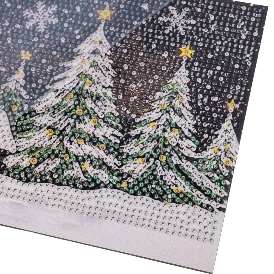 Christmas Village Crystal Art Decoration Kit