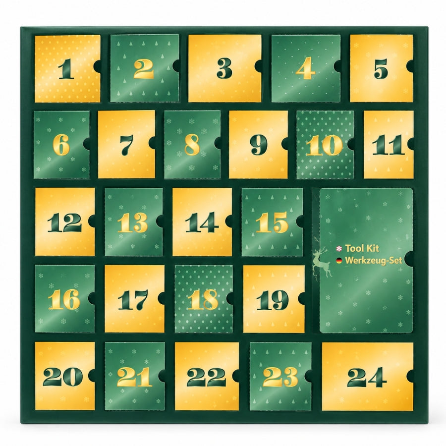 Christmas Wreath Crystal Art Advent Calendar Kit