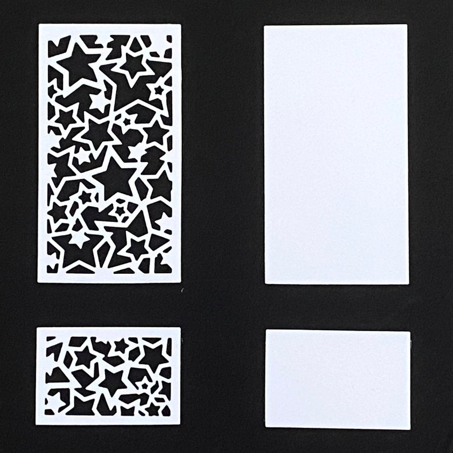 Craft Buddy Sparkling Stars Cracker Gift Box Panel Die Set 1