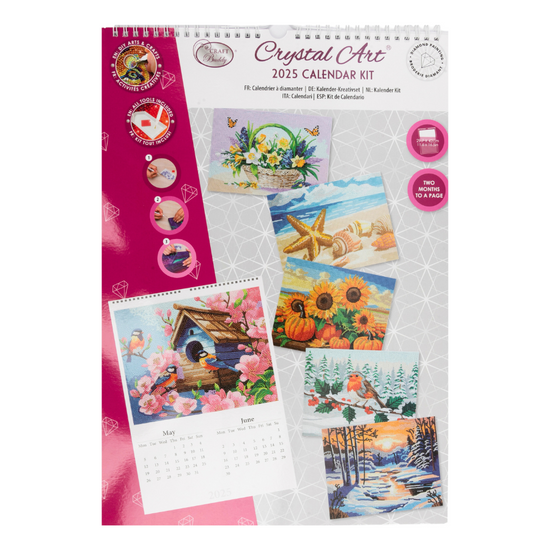 Crystal Art Calendar Kit 2025 1