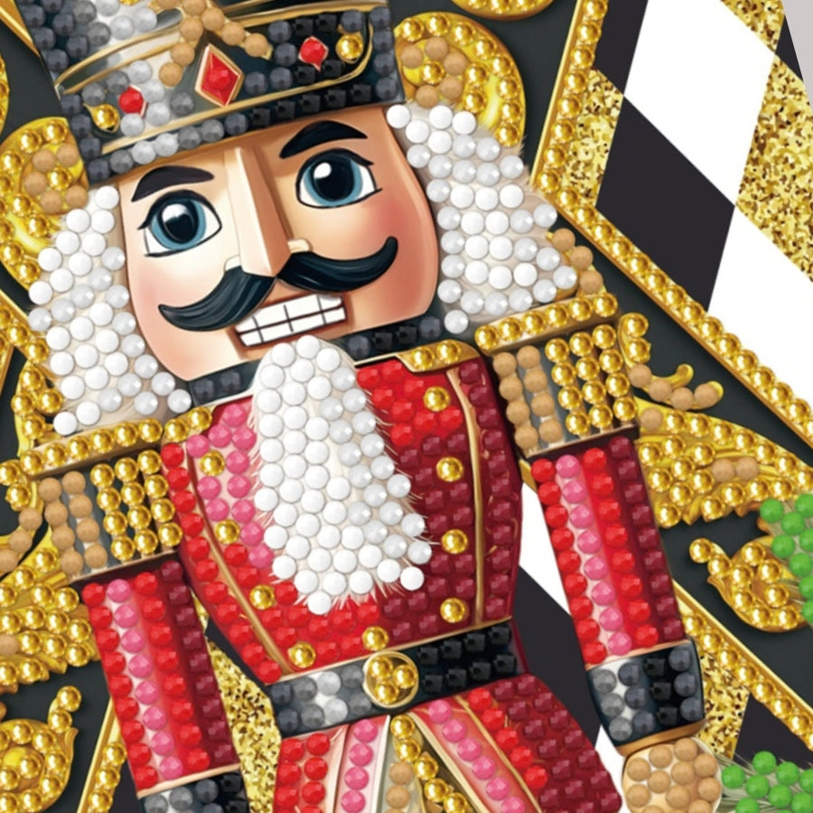 Nutcracker Crystal Art Card Kit 12x17cm