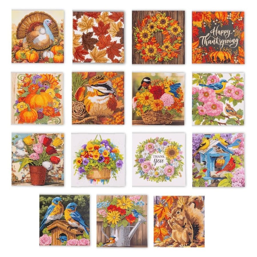 Crystal Art & Pearl Art Mega Card Collection with Storage Case