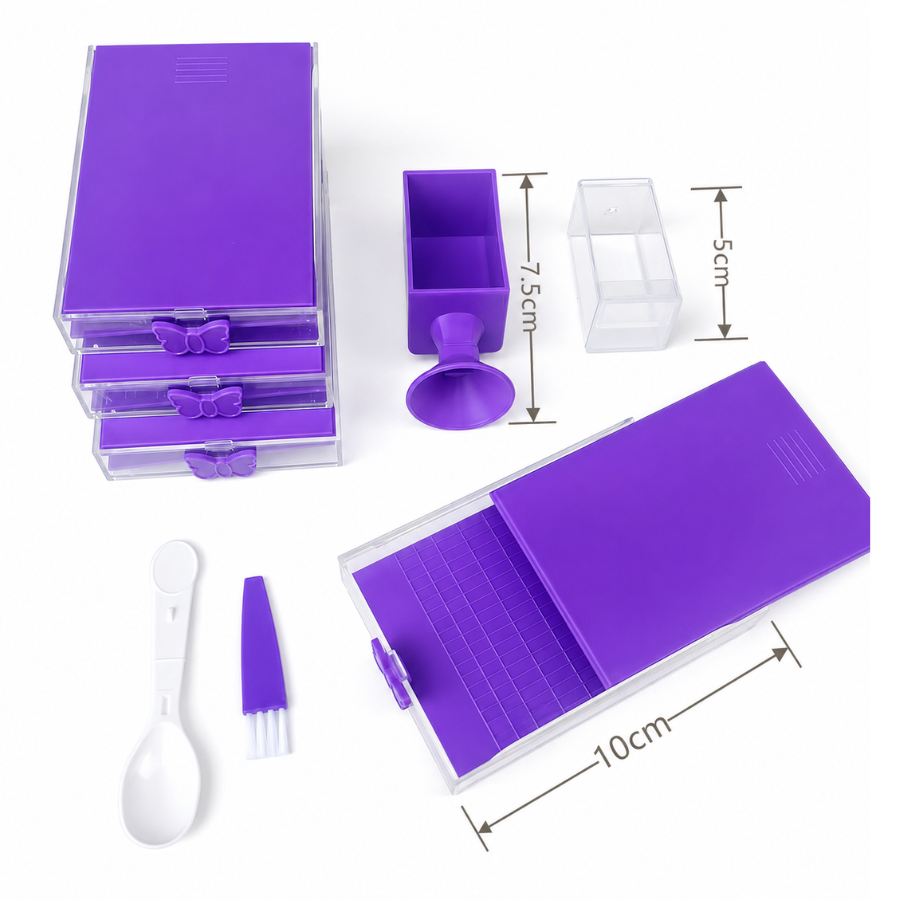 Crystal Art Storage Tray Accessory Kit 16pc