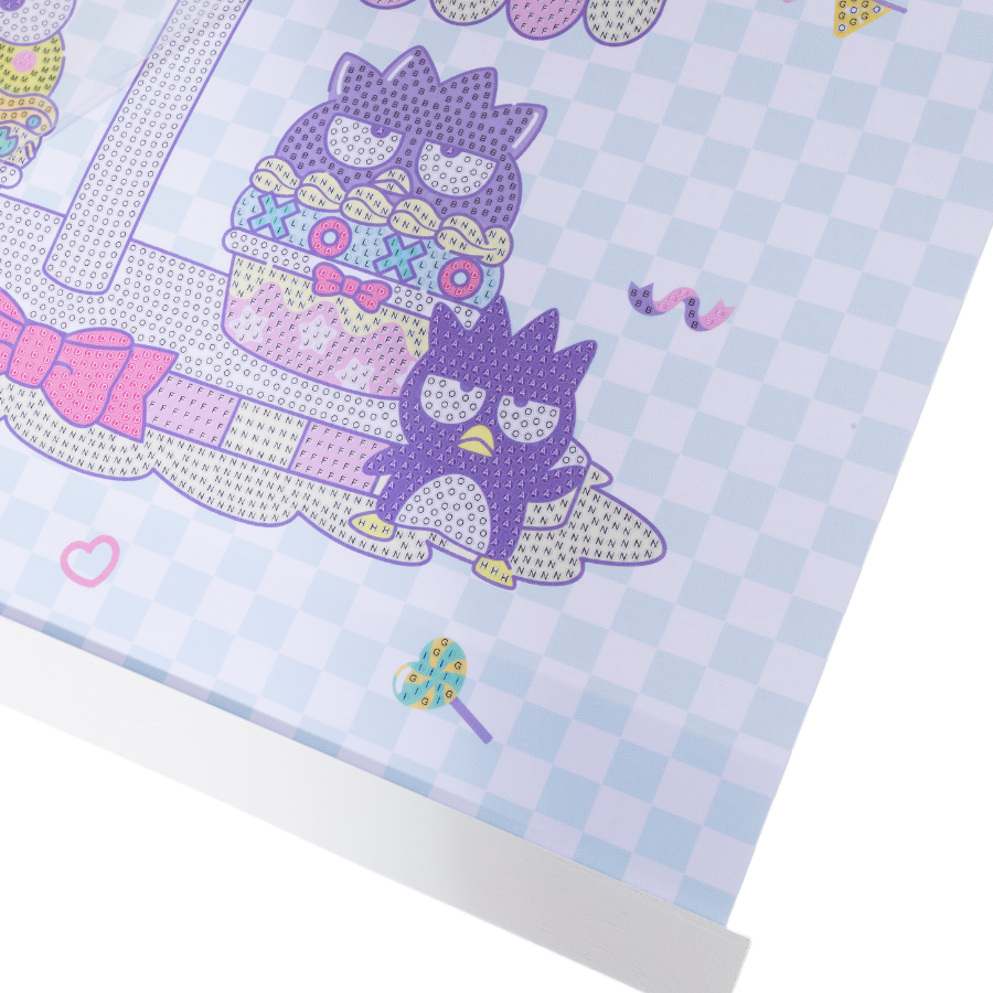 Cupcake Friends Crystal Art Scroll Kit 40x50cm Hello Kitty