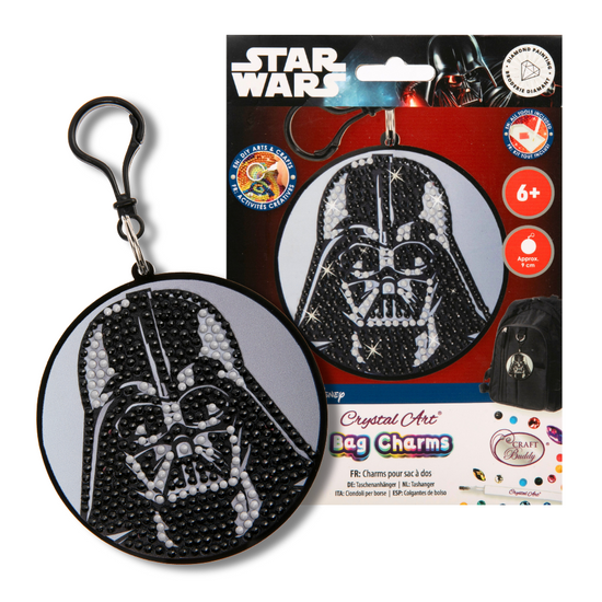 Darth Vader Crystal Art Bag Charm Kit Star Wars 9