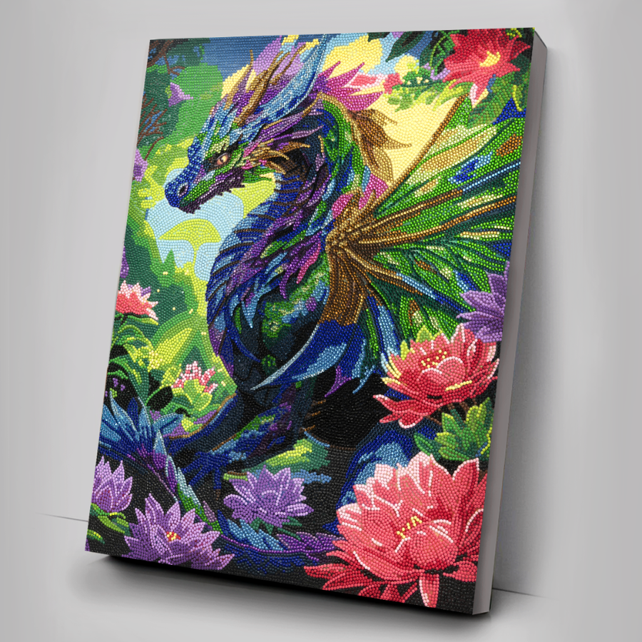 Dragon Crystal Art Canvas Kit 40x50cm