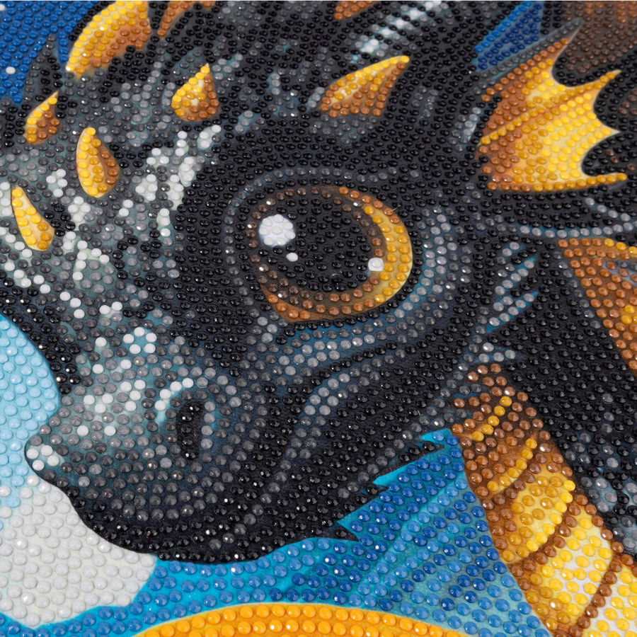 Dragon's Treasure Crystal Art Canvas Kit 40x50cm