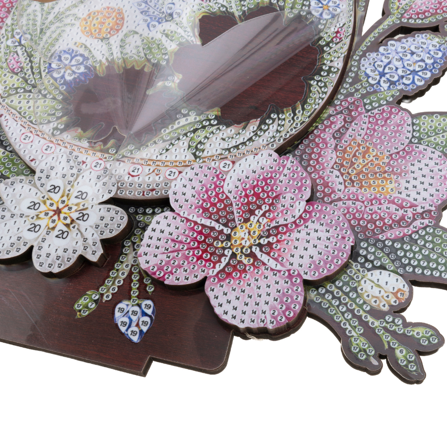 Easter Blooms Crystal Art Wooden Decoration Kit