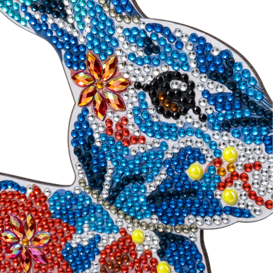 Easter Bunny Egg Holder Crystal Art Decoration Kit