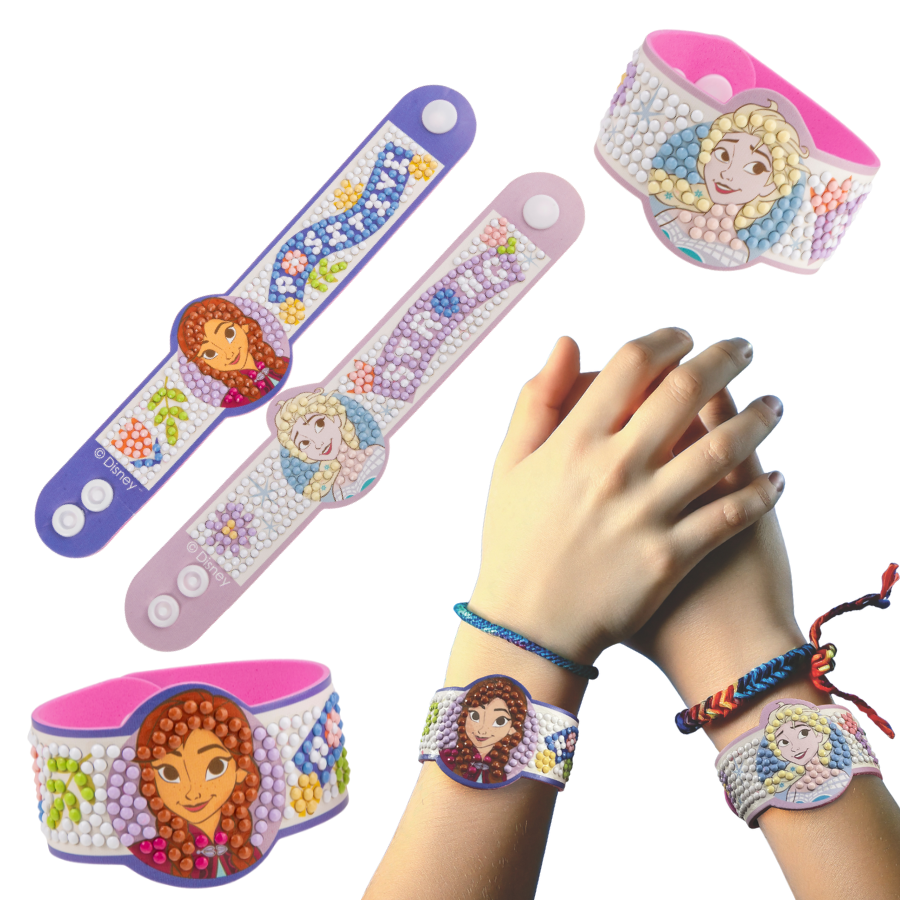 Elsa Anna Crystal Art Friendship Bracelets 8