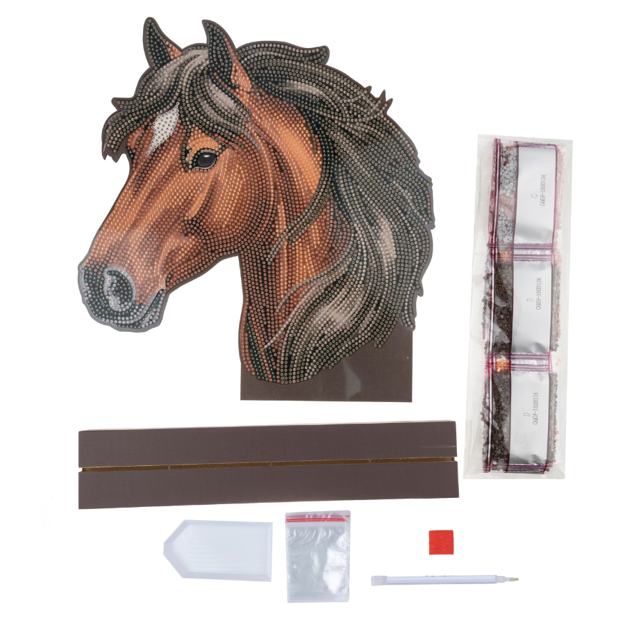 Ember Stallion Crystal Art Decoration Kit