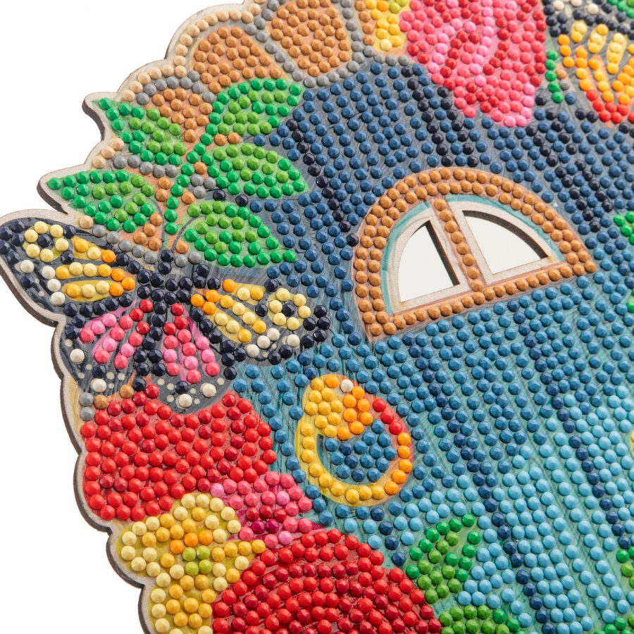 Fairy Doors Crystal Art Wooden Decoration