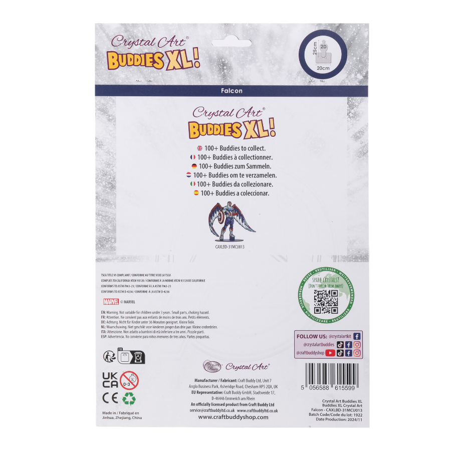 Falcon MARVEL Crystal Art Buddies XL 1