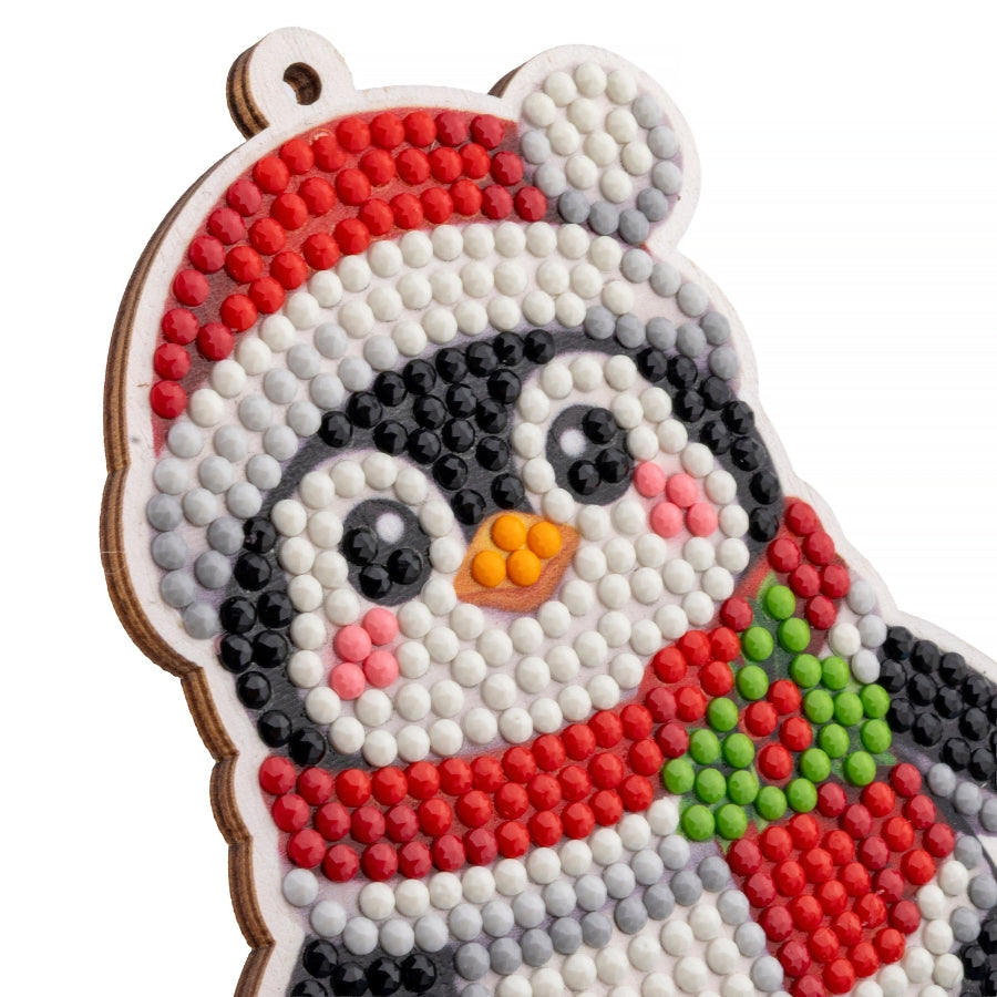 Festive Penguin Crystal Art Festive Buddies Kit Series 7