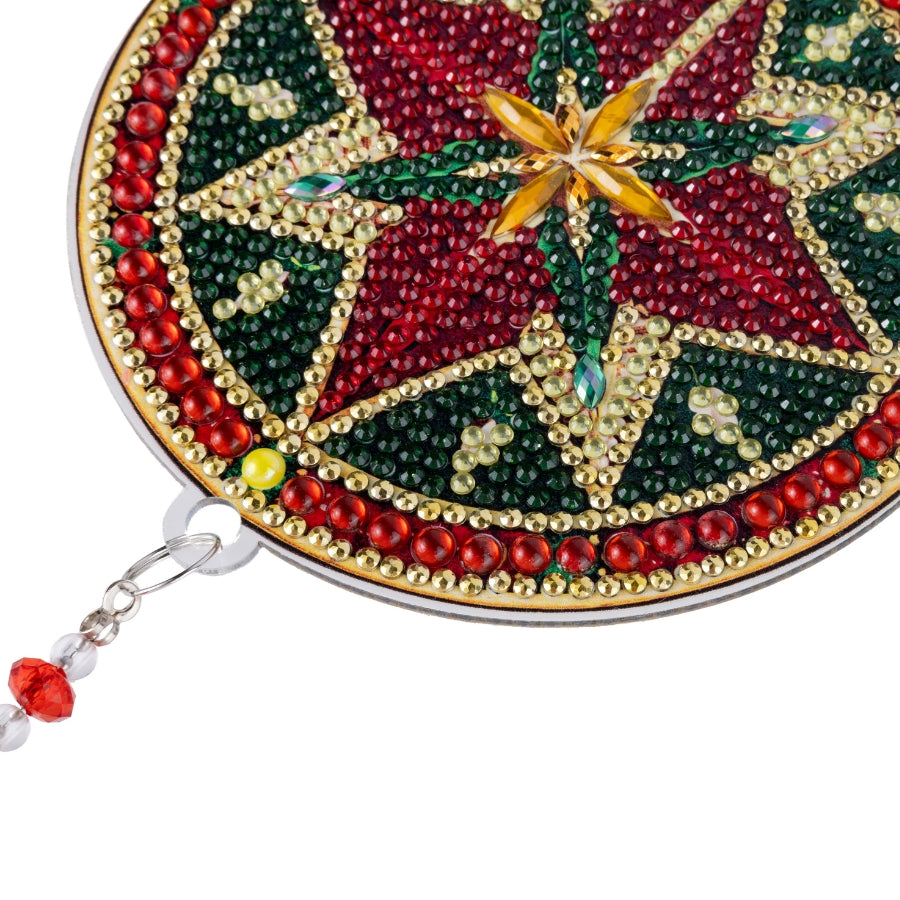 Festive Radiance Crystal Art Hanging Decoration Kit Set of 3