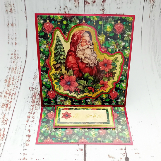 Festive Stained Glass Papercrafting Card Making Kit 14