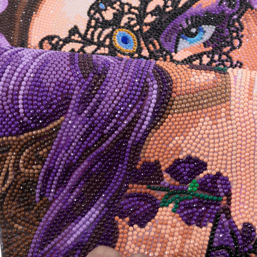 Floral Whisper Crystal A8rt Scroll Kit 40x50 8