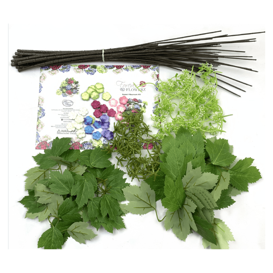 Forever Flowerz Sweet Viburnum Kit contents