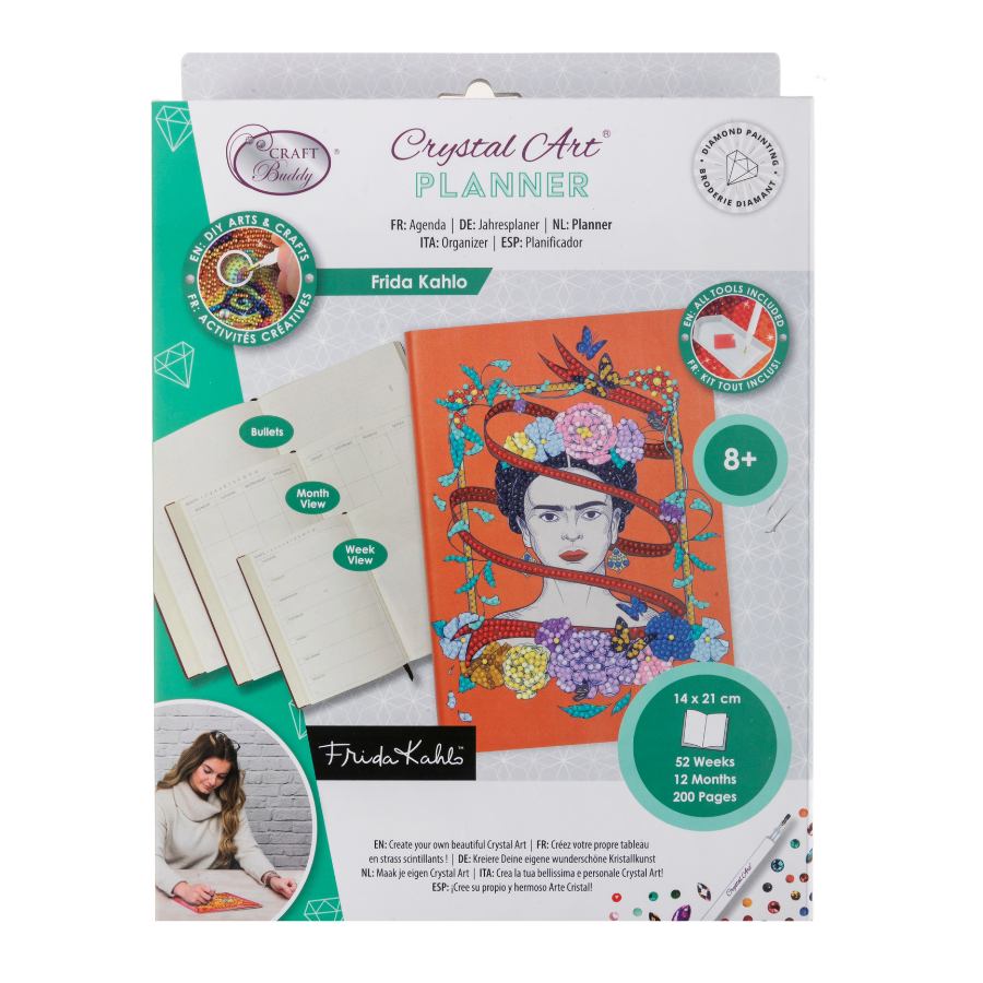 Frida Kahlo Crystal Art Planner 1